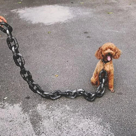 Big Fake Simulated Traction Chain Dog Leach